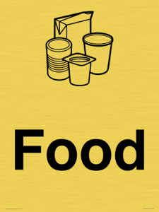 Dementia food sign